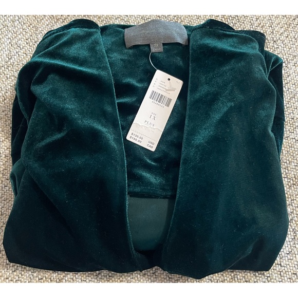 Anthropologie Nancy Green Velvet Tunic Dress NWT SZ 1X - Picture 12 of 16
